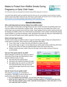 link to PDF about Masks to use to protect from wildfire smoke